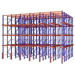 Lower Operating Costs Drive-in Racking Higher Density with Fewer Aisles