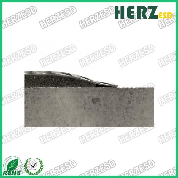 Yellow And Black ESD Rubber Mat With PVC / EPDM Foam / Rubber Material