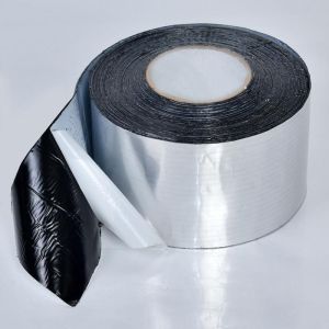 Cheap Aluminum Butyl Rubber Sealant Tape Waterproof For Pipe / Metal / RV Awning for sale