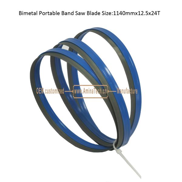 Bimetal Portable Band Saw Blade Size:1140mmx12.5x24T