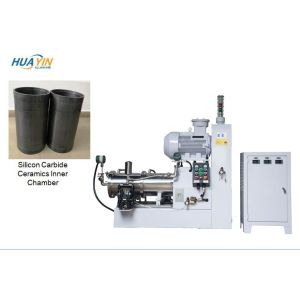 30kW Ink Grinding Machine Mircon Bead Mill Silicon Carbide Ceramics Horizontal