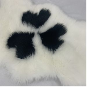 65x180 Plush Faux Sheepskin Carpet White Fur Rug