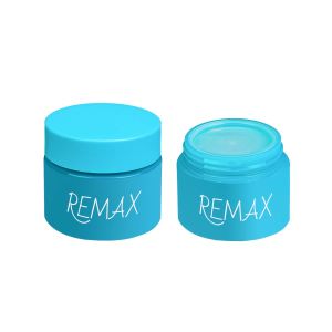 REMAX Empty PET 50g Blue Screw Cap Cream Jar Fast Delivery Logo Customizable