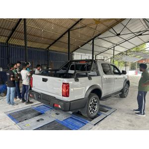 Vehicle Inspections Equipments Vehicle Test Lane 5 In 1 Roller Brake Tester Axle