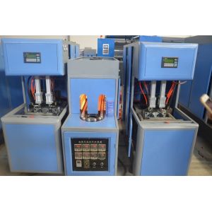 Manufacturing Plant Semi-auto 2000B/H One Heater Pull Two Blow Moulding Machine