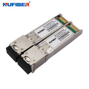 10G Bidi 80km SFP Module 10G SFP+ Simplex 1490 / 1550nm LC SFP Transceiver DOM