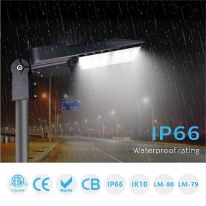 IP66 IK09 100W 150W Led Solar Street Light Shoebox Module 155lm/w ETL Approved