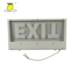 Reliable Recessed Emergency Exit Light , Ceiling Mounted Exit Sign
