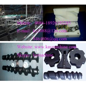 Rotators for shaped bottles Food dosing worm screws plastic screw to rotate the