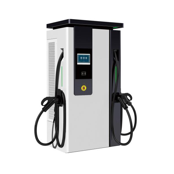 Quality High-Power 100KW EV Charger Three Charging Handles GBT/CCS/CHAdeMO 100% New High-Power Cable Solutions For Hotels Business Parks wholesale