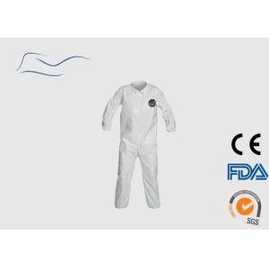 Microporous Disposable Boiler Suits Elastic Wrist Style CE120 Certification