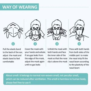 Custom Disposable Kn95 Medical Non Woven Face Masks With CE FDA Certification