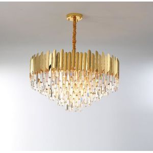 ODM Modern Hanging Crystal Pendant Chandelier Lights AC85V To 265V