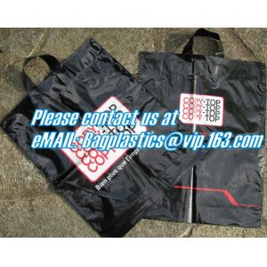 COMPOSTABLE, BIODEGRADABLE, PLACarrier, Shopping bags, Soft loop handle, Die cut