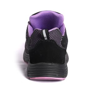 Breathable Anti Puncture Fly Knit Fabric Upper Safety Shoes With EVA Insole And
