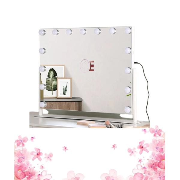 Illuminated Lighted Small Hollywood Mirror 12x Magnifying