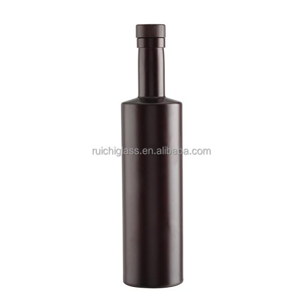 Quality Collar Material Aluminum Plastic PP Vodka Glass Bottles for Party Custom Design wholesale