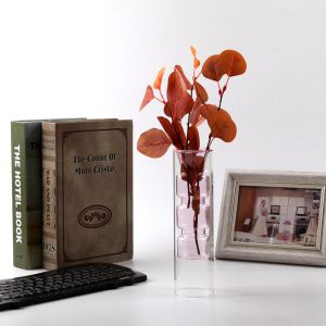 Creative Artistic Double Height Borosilicate Glass Vases