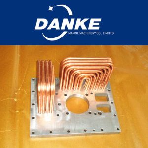 Cheap TANABE H-74 Marine Air Compressor Parts Cooler Pipe First Stage With Cooler Plate for sale