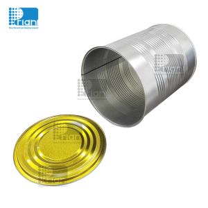 Custom Metal Packaging Rectangular / Round Tinplate Food Tin Packaging 12oz