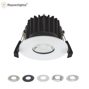 China Bezel Changeable CCT Adjustable Ip65 Fire Rated Bathroom Downlight on sale