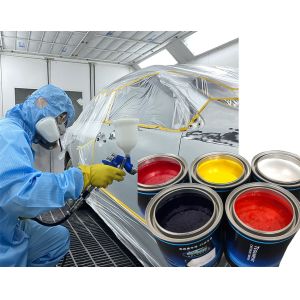 Tough 2K Base Red UV Resistant Auto Refinish Paint Two Component Auto Refinish