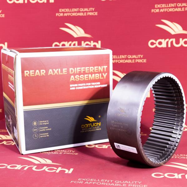 Quality CARRUCHI Brand 712W35111-0043 Sinotruk Howo MCP16ZG MCX16 Drive Axle Rear Axle Wheel Rim Parts Wheel Inner Gear Ring wholesale