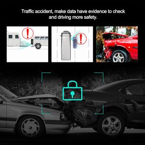 HD 1080P Lens Mirror Dash Backup Cameras 7 Inch Color IPS Monitor