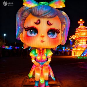 Cheap Traditional Chinese Festival Handmade Lanterns, Cartoon Character Lanterns for Theme Park Decoration for sale