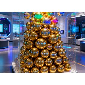 Customized PVC Double-Layer Inflatable Mirror Ball Decoration Can Be Hung