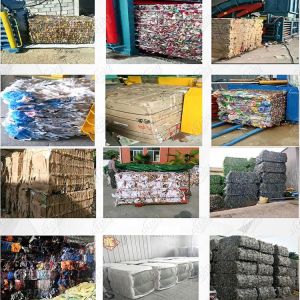 120T Automatic Horizontal Baler Hyd Cotton Compactor For Waste Plastic Bottles