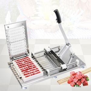 Metal Bbq Kabob Skewer Machine Make Grilling Easier High Rigidity