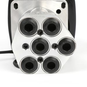 Three Switch Left Hydraulic Excavator Joystick Handle Polit Valve For Korean