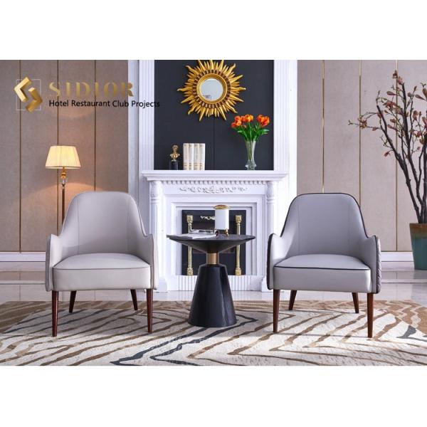 Comfortable Leather Chair, Leather Upholstered Chair, Leather Easy Chair, High Density Foam, PU Leather Upholstery