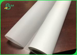 China White Plotter Paper 73gsm 100gsm Translucent Inkjet Tracing Paper Rolls 30 35 on sale