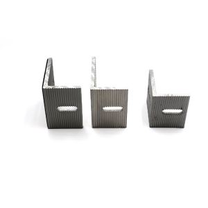 Cheap Facade Cladding System Metal Corner Brackets Extrusion Corner Bracket With Clips for sale
