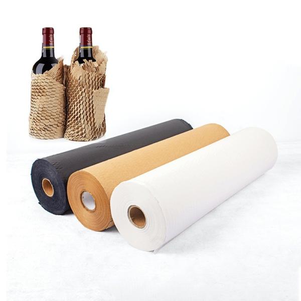 Quality Oem Rolling Honeycomb Paper Packaging Wrap Craft Wrapping Roll Craft Roll Gift Wrapping Paper Honeycomb Paper Black wholesale