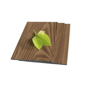 Cheap PE PVDF Coated Wooden Aluminum Composite Panel With Sound Insulation for sale