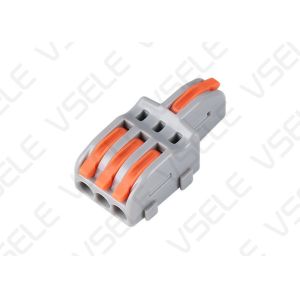 Copper Conductive PC Shell 28AWG Wire Crimp Connector