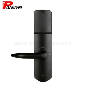 Black Card Access Door Lock System , Safety Rfid Card Reader Door Lock