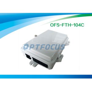 Wall Mount Fiber Termination Box 4 Core FTTH Small SC / FC / LC Connecter