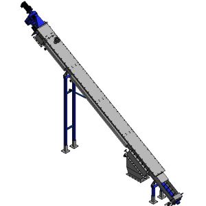 7500mm Length 2.2kw Tubular Screw Conveyor