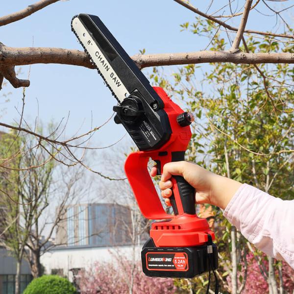 Wholesale Supply OEM Portable Electric Cordless Chainsaw Battery Powered Mini 8