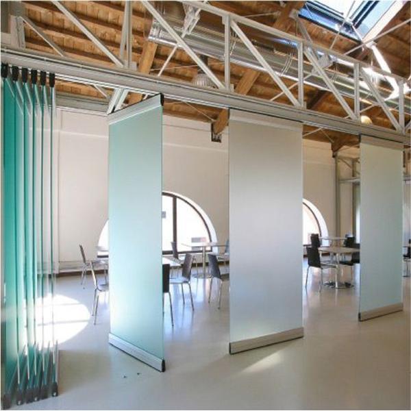 Quality EBUNGE Movable Sliding Door Tempered Office Glass Partition Wall wholesale
