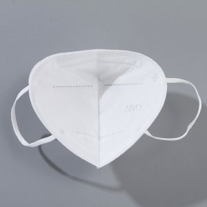 Dust Proof KN95 Hygiene Face Mask White Color With Adjustable Nose Piece