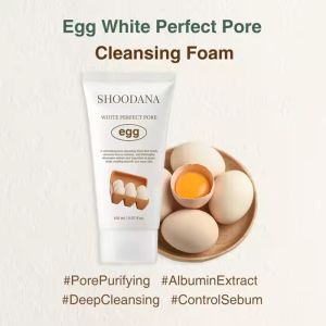 Private Label Pure Egg White Hyaluronic Acid Pore Cleansing Cream Egg Yolk