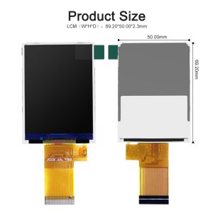 Mcu 37 Pin 2.8 Inch Touch Screen Lcd Display Module With Resistance Touch