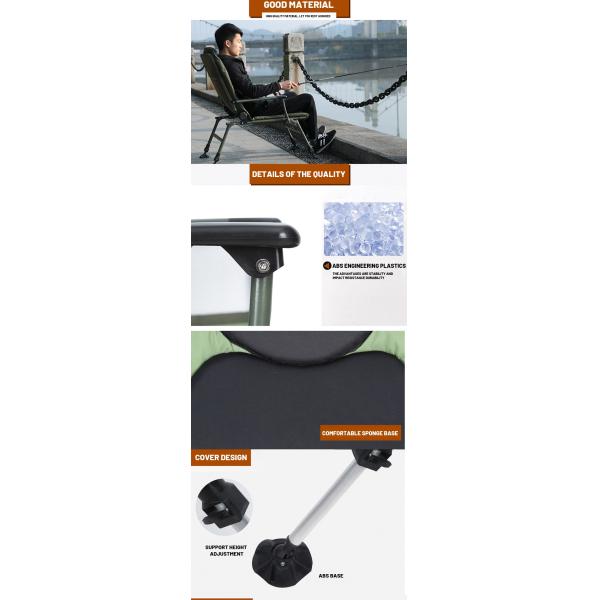 Portable Foldable Fishing Sports Chair Adjustable Backrest For Outdoor Activities