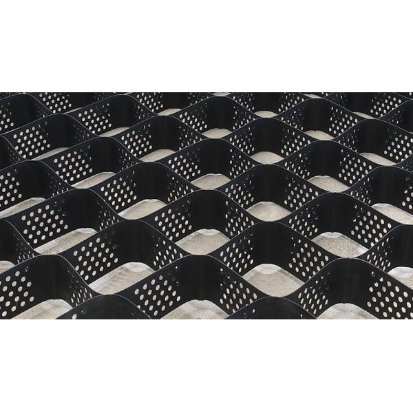 Quality Textured And Perforated HDPE Plastic Geocell Grid Gravel Stabilizer wholesale
