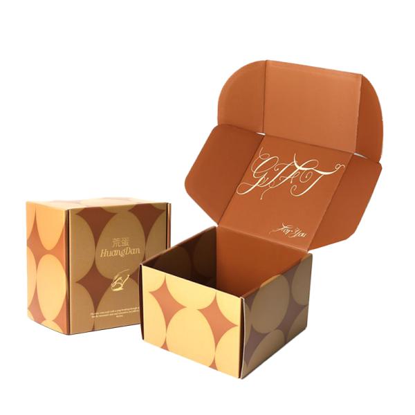 Luxury Cardboard Boxes CMYK Printing Corrugated Mailer Boxes Gift Box For Skin Care